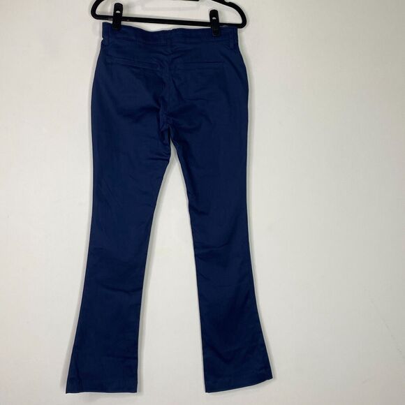 New Old Navy School Uniform Bootcut Pants Navy Blue Girls Size 14 - Picture 8 of 9